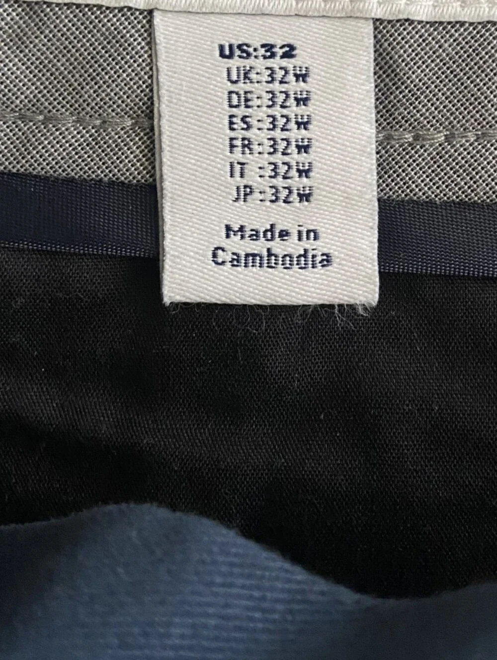 Men’s Chino Shorts - Deep Blue Color